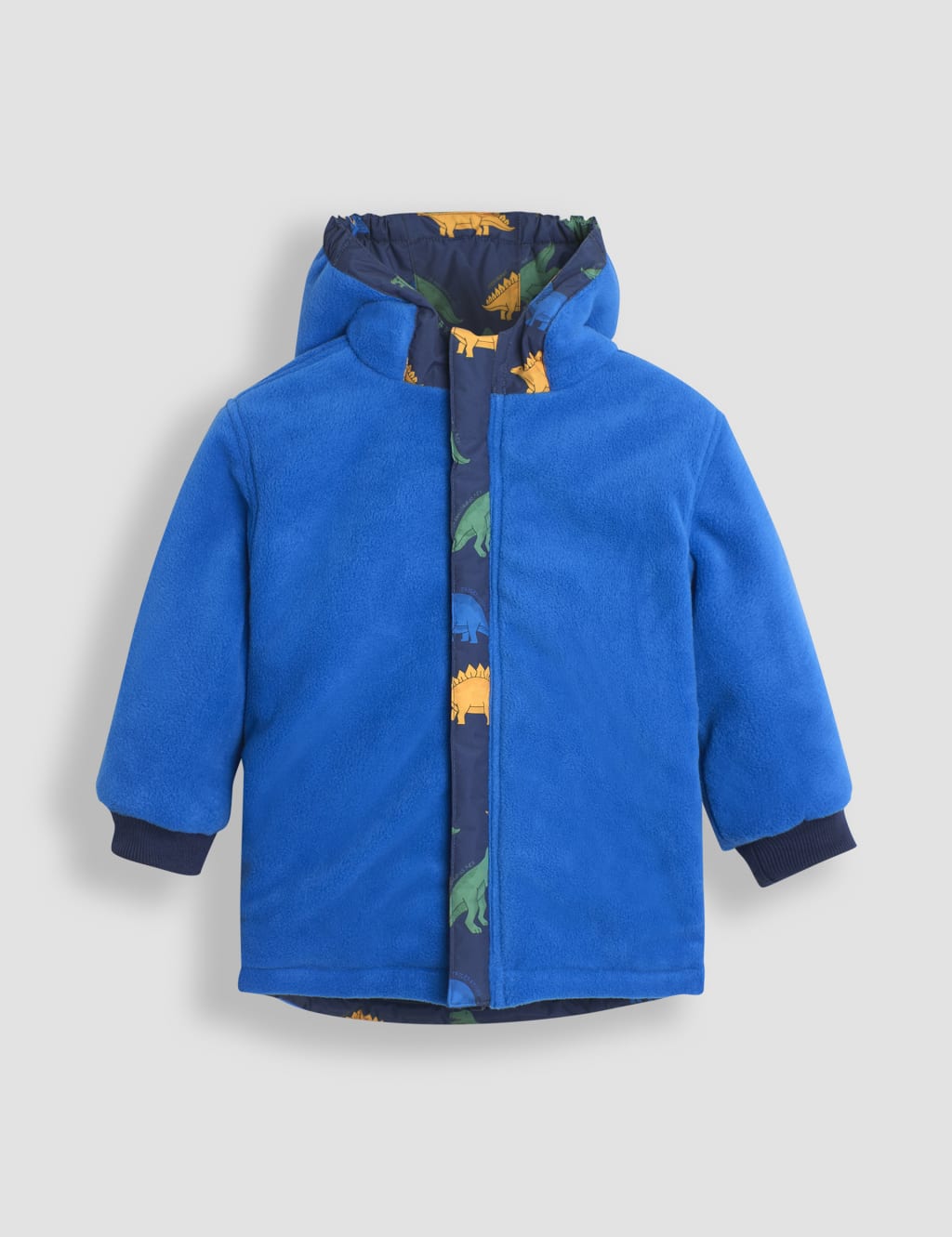 Dinosaur Reversible Fleece Lined Raincoat (1-6 Yrs) 5 of 7
