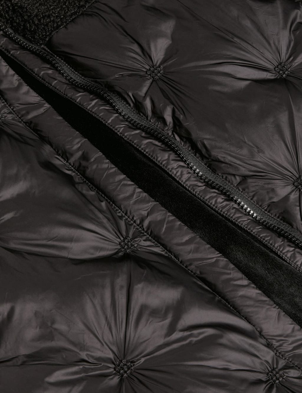 Borg Quilted Hooded Coat (3-14 Yrs) 3 of 3