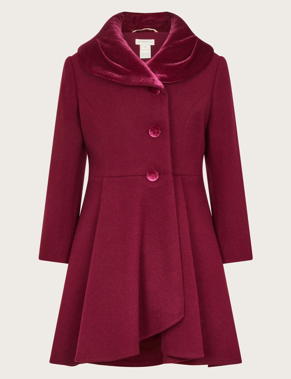 Shawl collar wool coat outlet