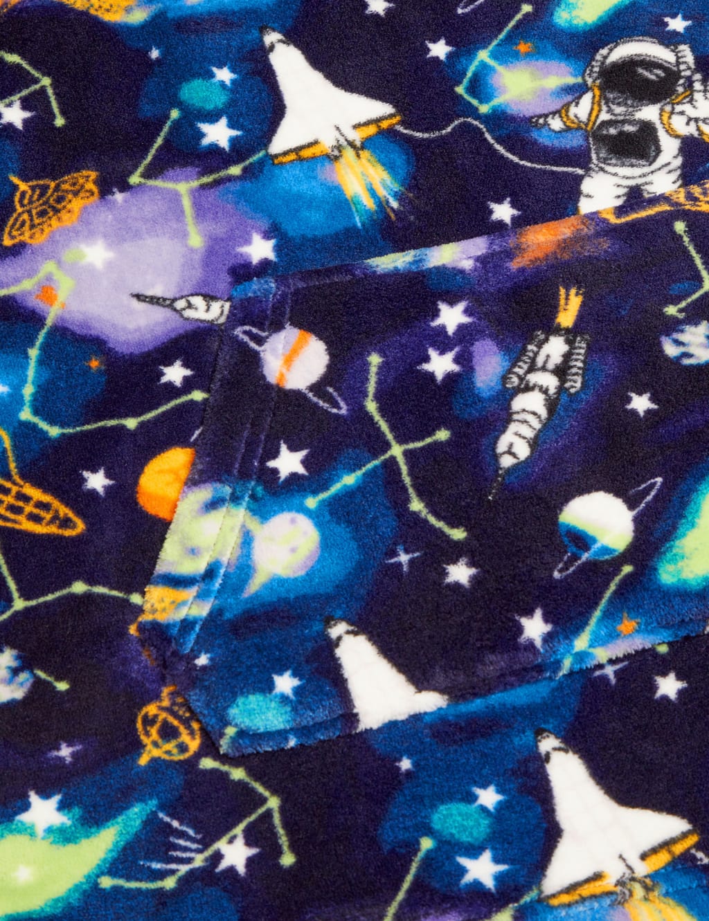Fleece Space Oversized Hoodie (3-13 Yrs) 3 of 3