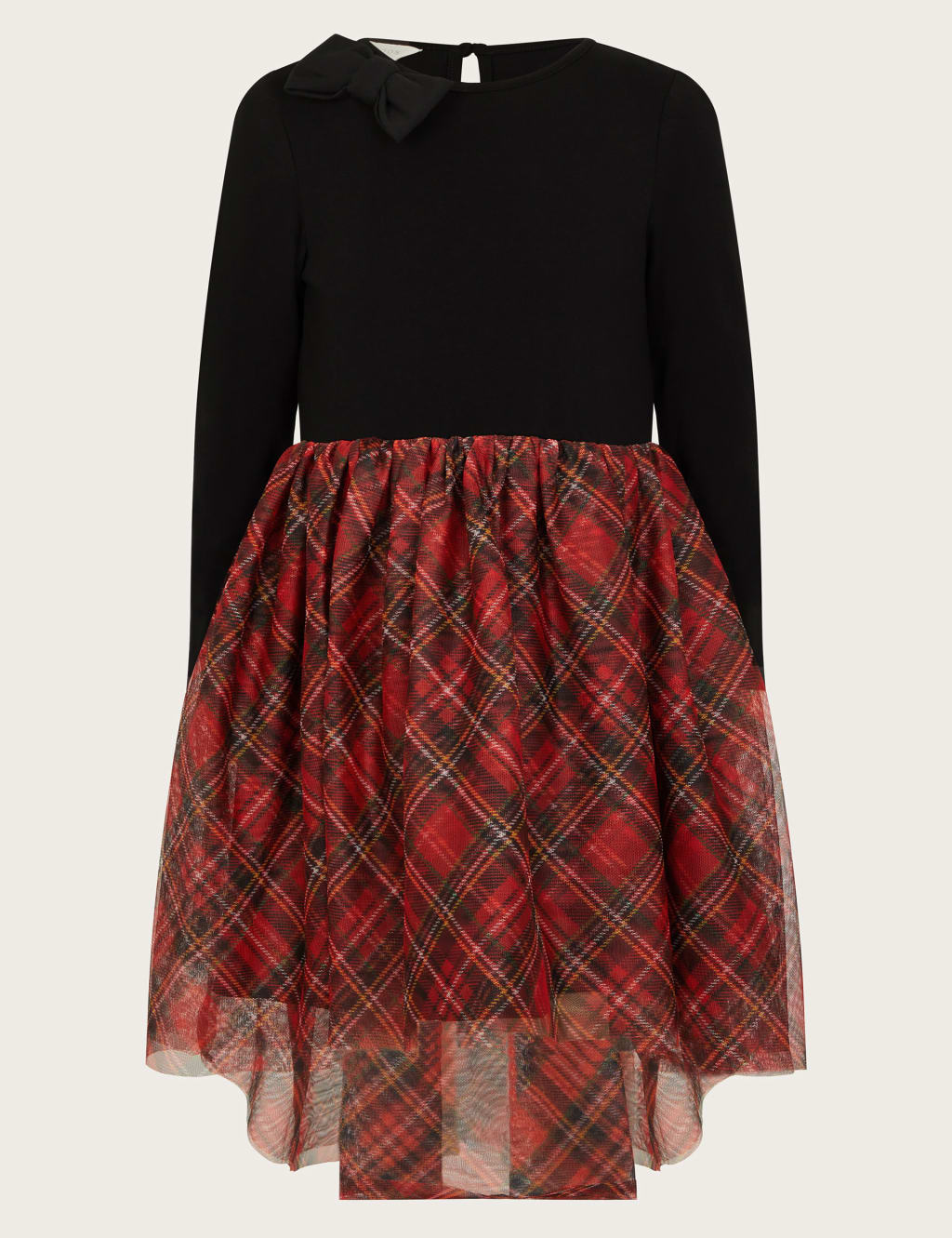 Plaid and tulle dress shop