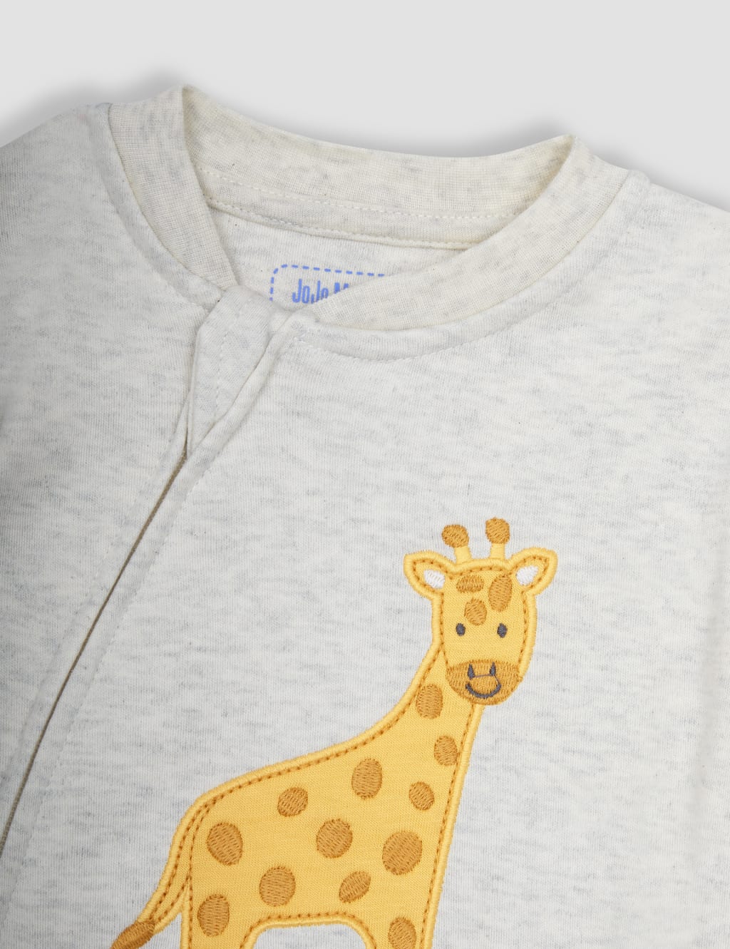 Pure Cotton Giraffe Sleepsuit (0-18 Mths) 3 of 3