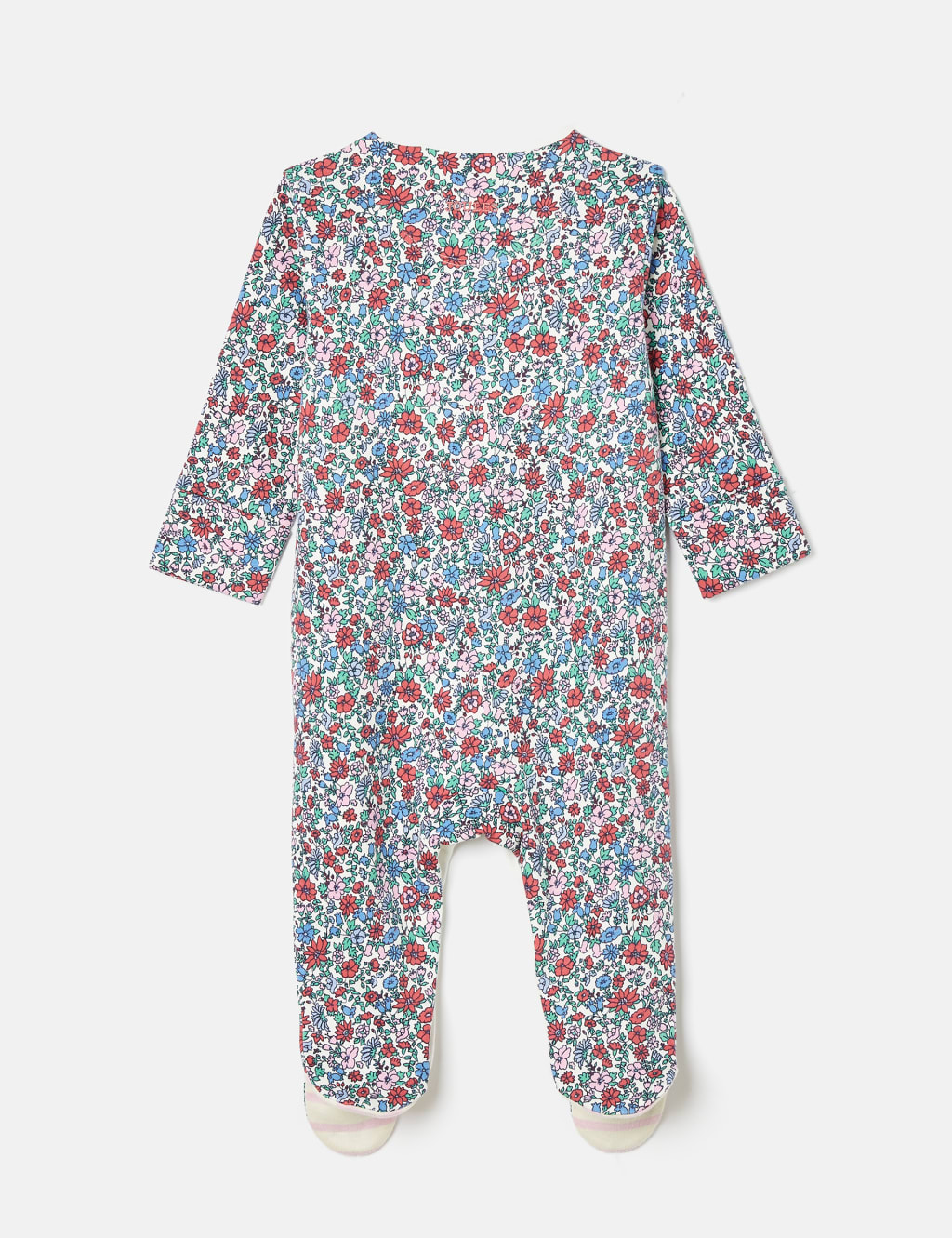 Pure Cotton Ditsy Floral Sleepsuit (0-18 Mths) 2 of 4