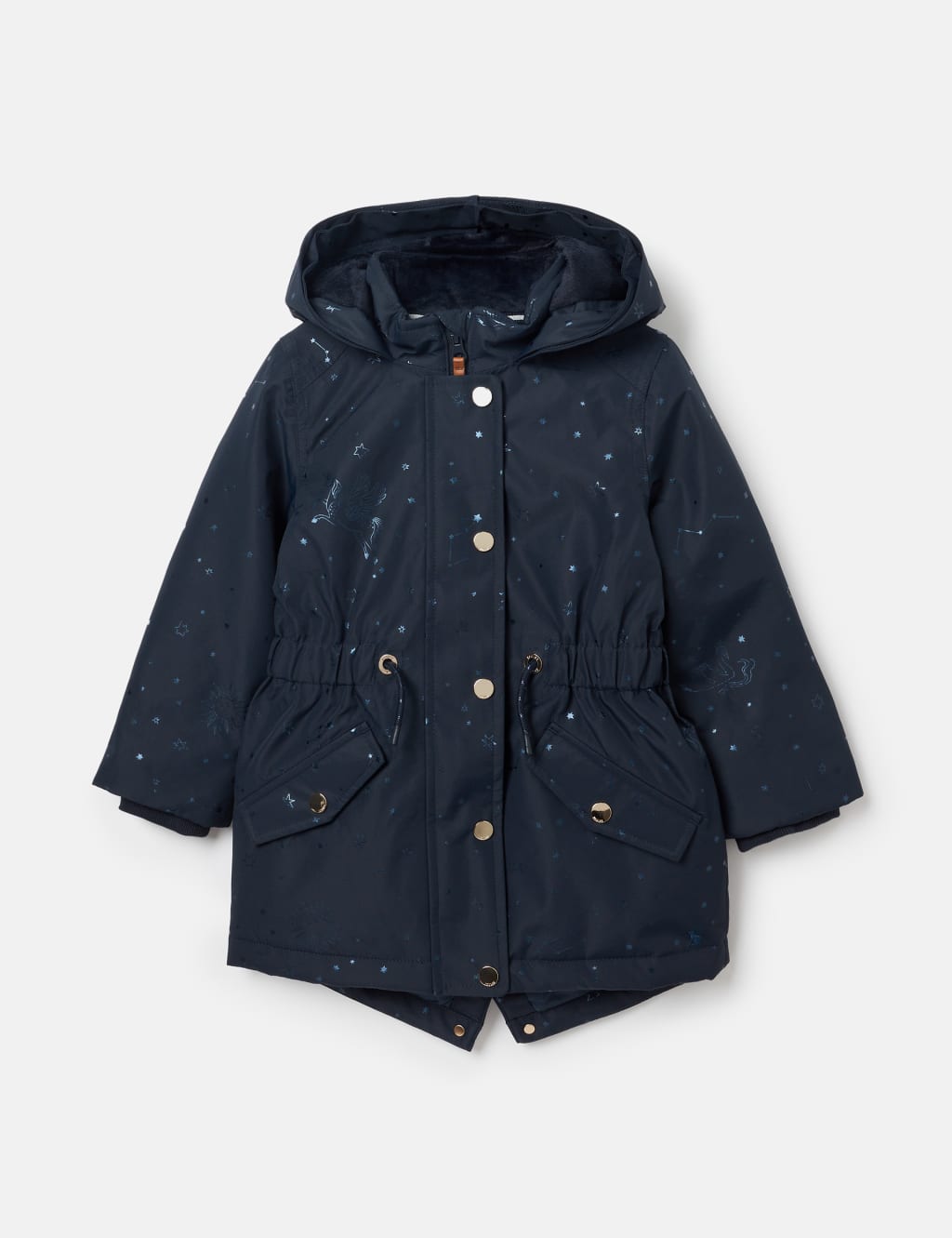 Hooded Printed Parka Coat (3-12 Yrs) 5 of 5