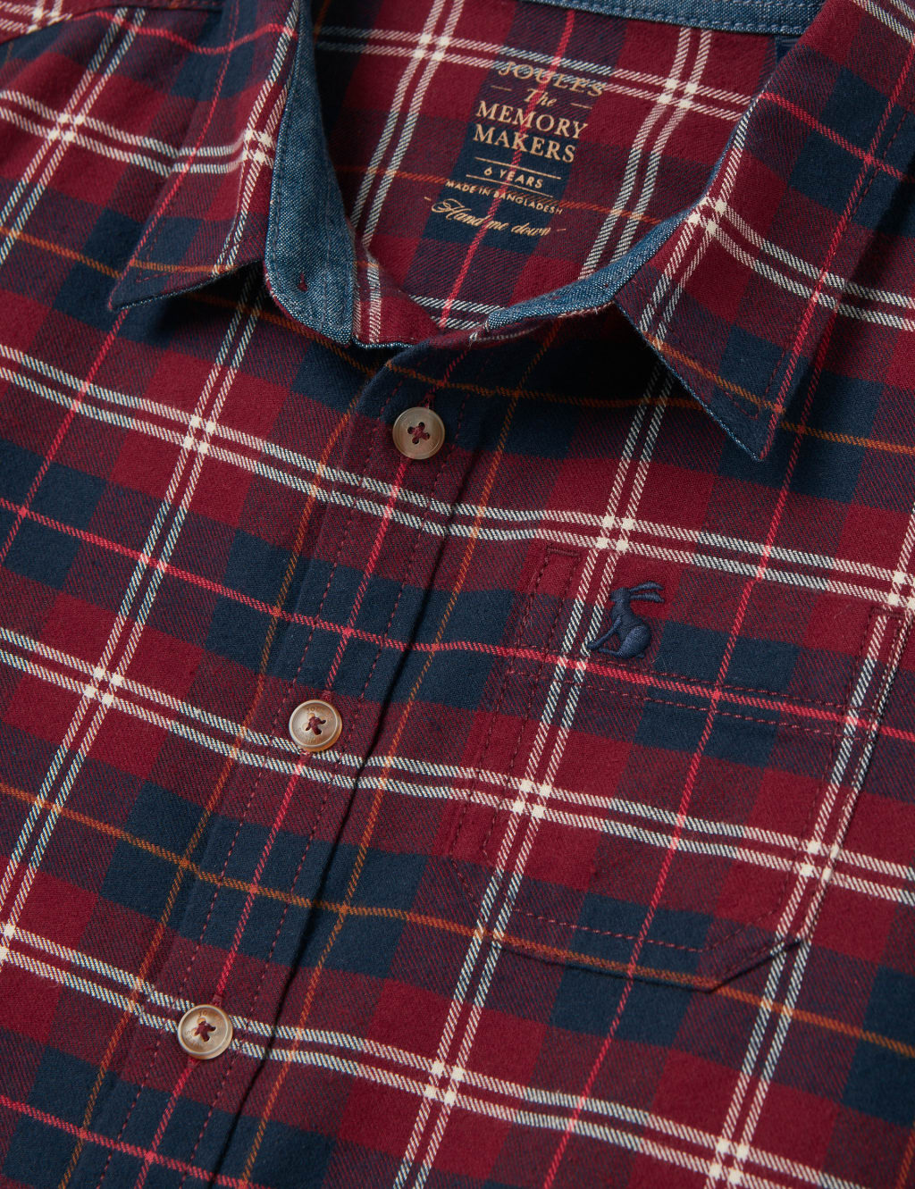 Pure Cotton Checked Shirt (2-12 Yrs) 4 of 4