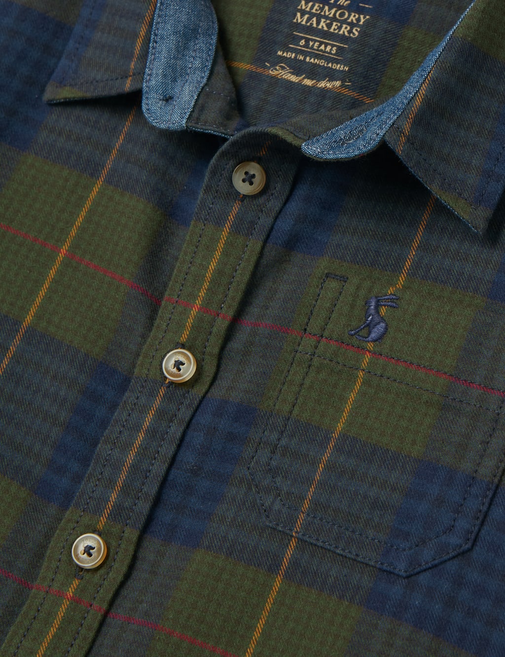 Pure Cotton Checked Shirt (2-12 Yrs) 3 of 4