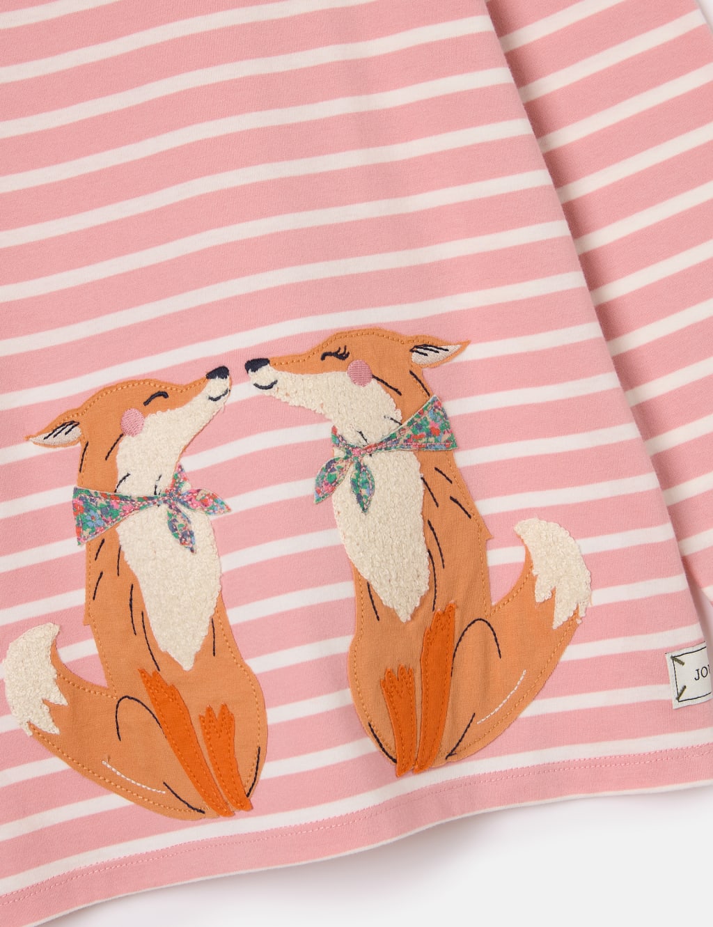 Pure Cotton Striped Fox Top (2-9 Yrs) 5 of 5