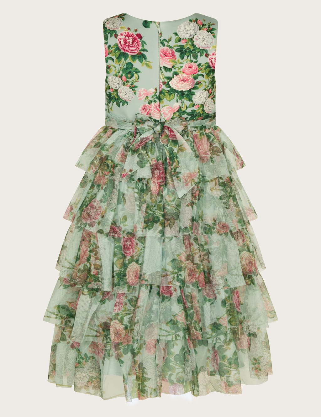 Floral Tiered Tulle Occasion Dress (3-13 Yrs) 2 of 3