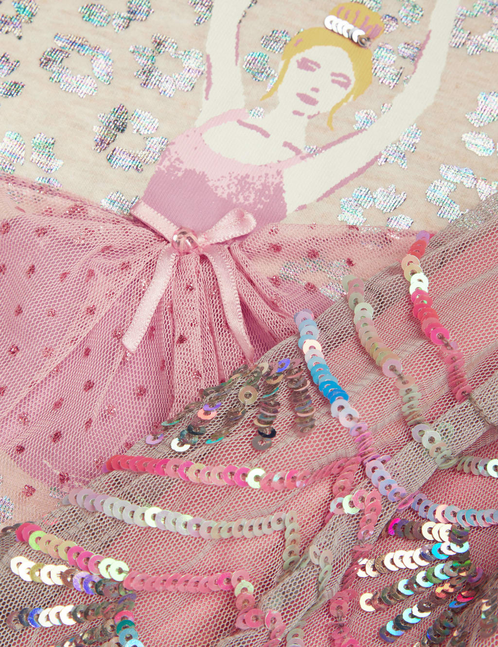 Sequin Ballerina Top & Skirt Outfit (3-13 Yrs) 2 of 3