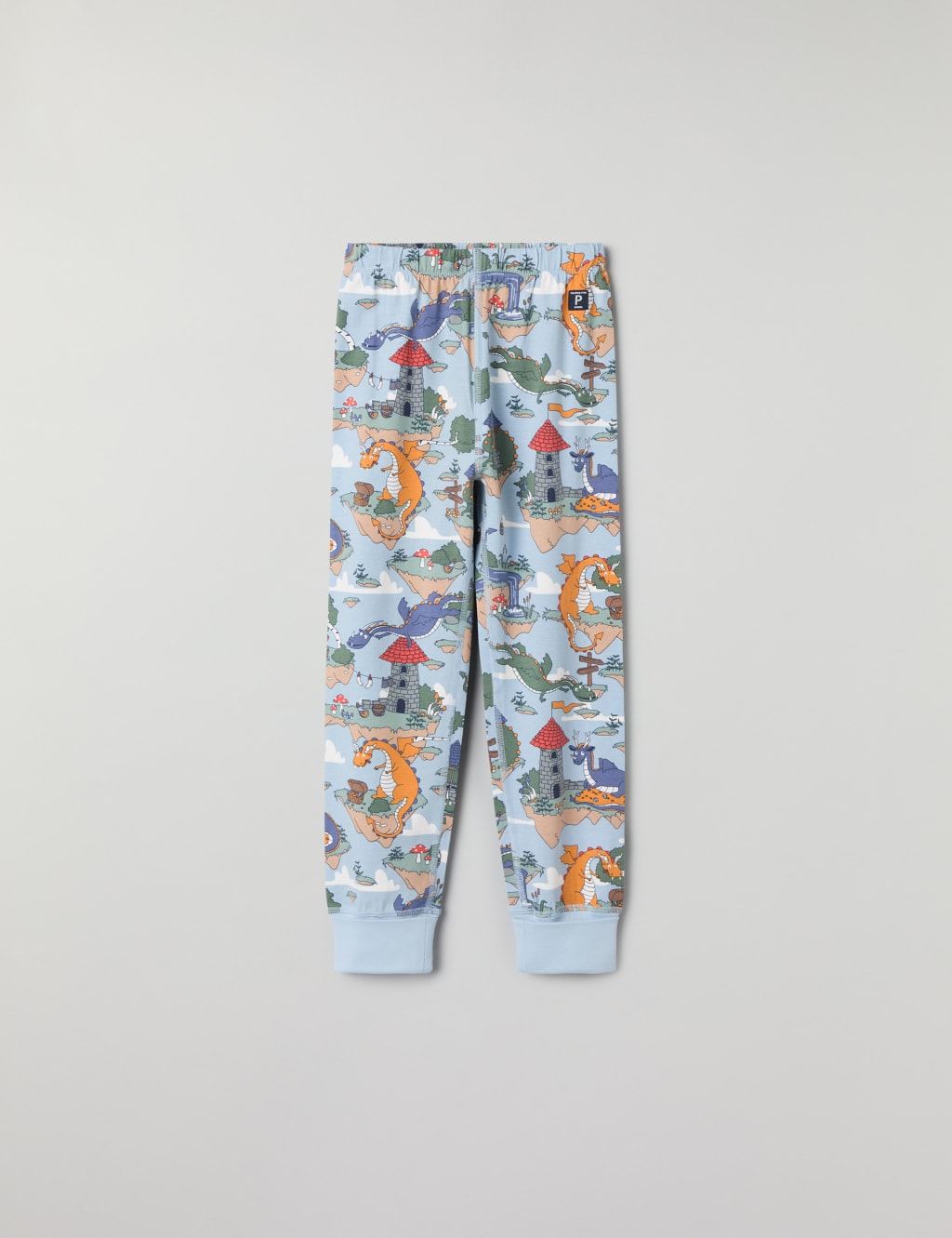 Cotton Rich Dragon Print Pyjamas (1-10 Yrs) 6 of 6
