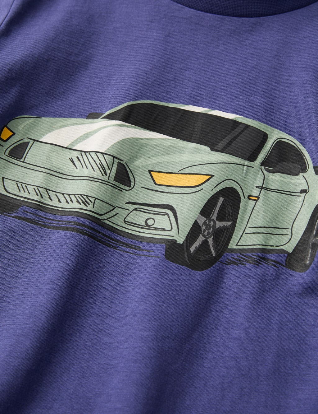 Pure Cotton Car Graphic T-Shirt (1-10 Yrs) 2 of 4