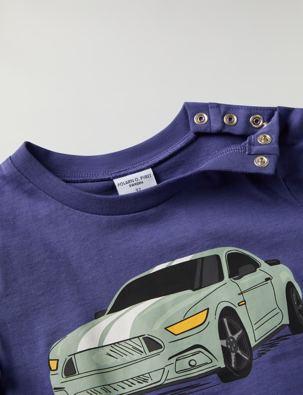 Pure Cotton Car Graphic T-Shirt (1-10 Yrs) 3 of 4