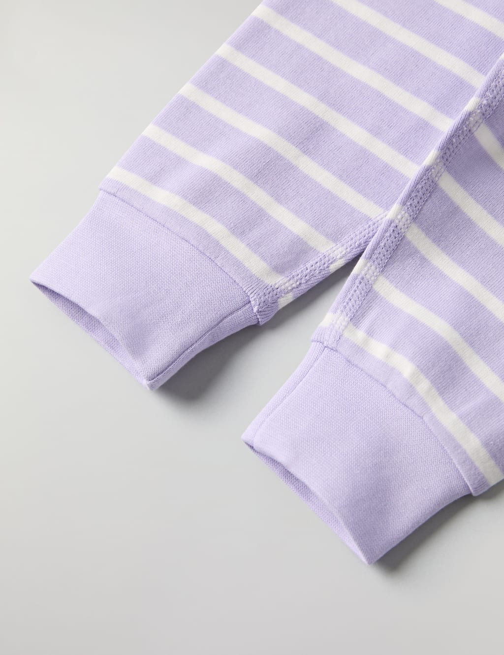 Pure Cotton Striped Leggings (1-12 Mths) 2 of 3