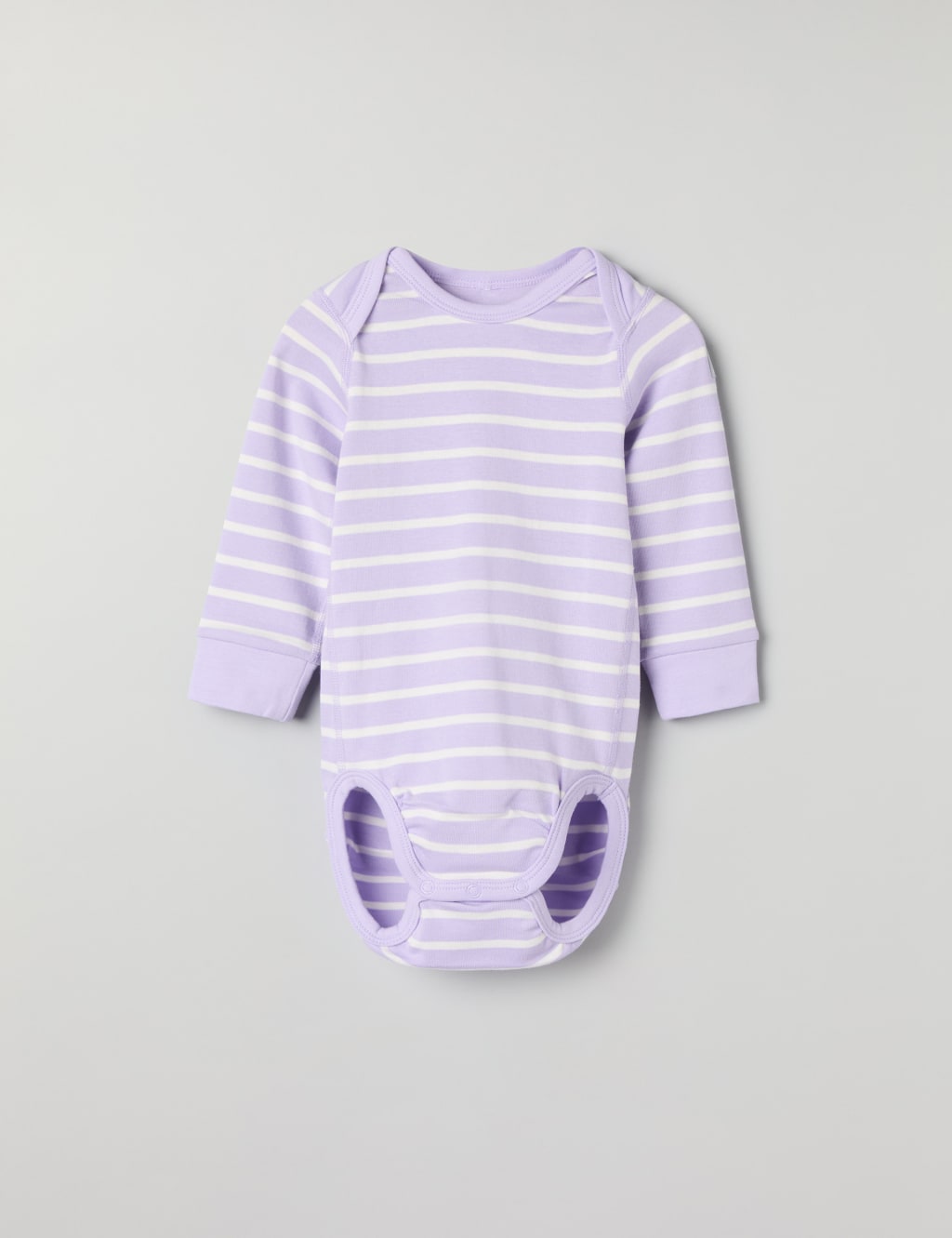 Pure Cotton Striped Bodysuit (1-24 Mths) 2 of 4