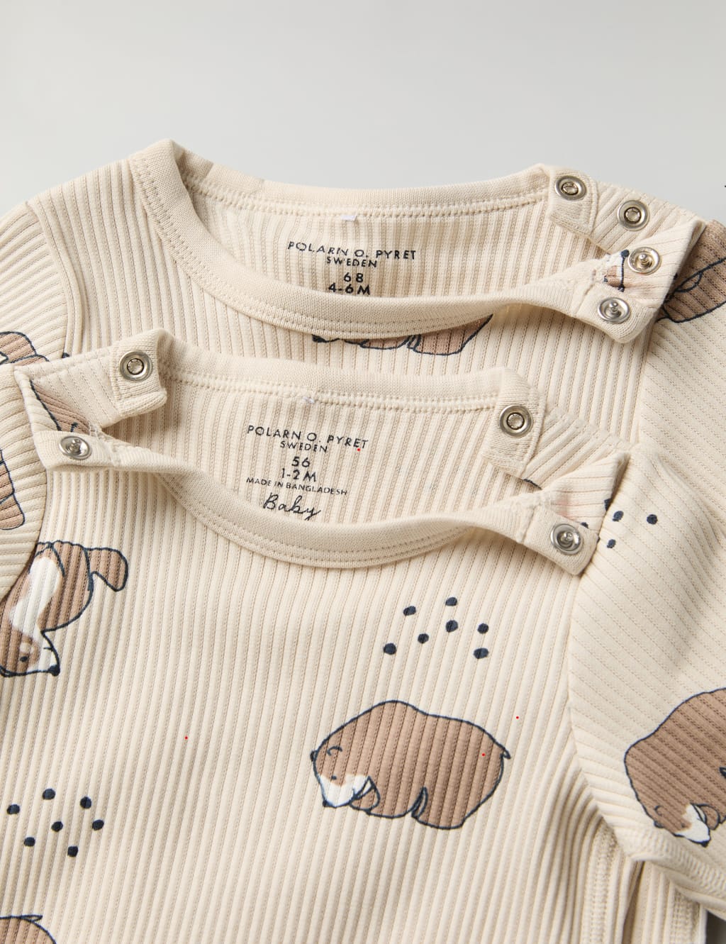 Cotton Rich Bear Print Bodysuit (1-12 Mths) 4 of 5