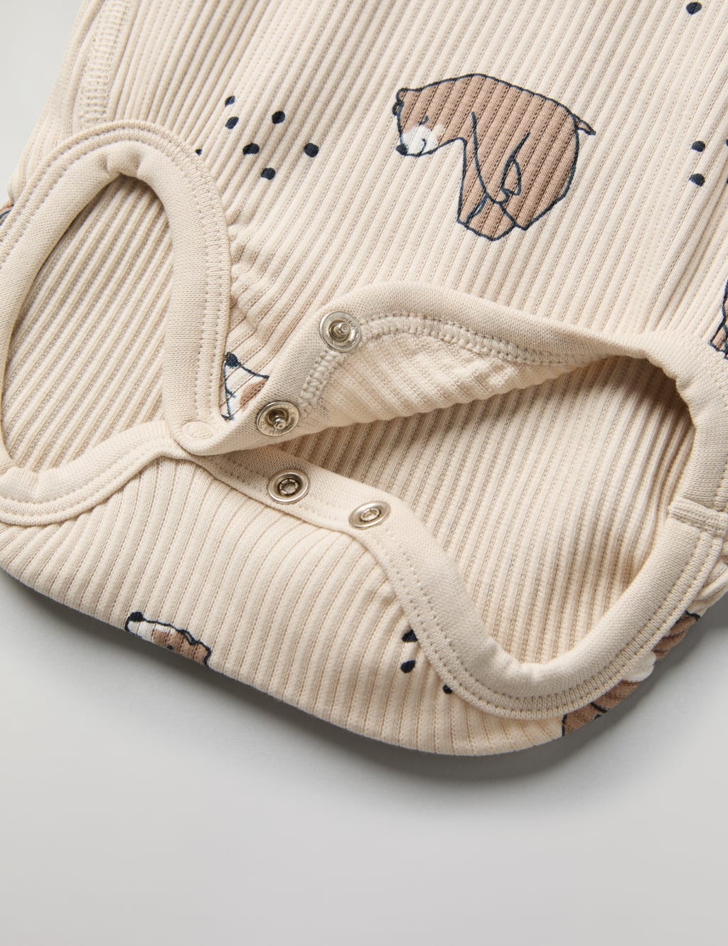 Cotton Rich Bear Print Bodysuit (1-12 Mths) 5 of 5
