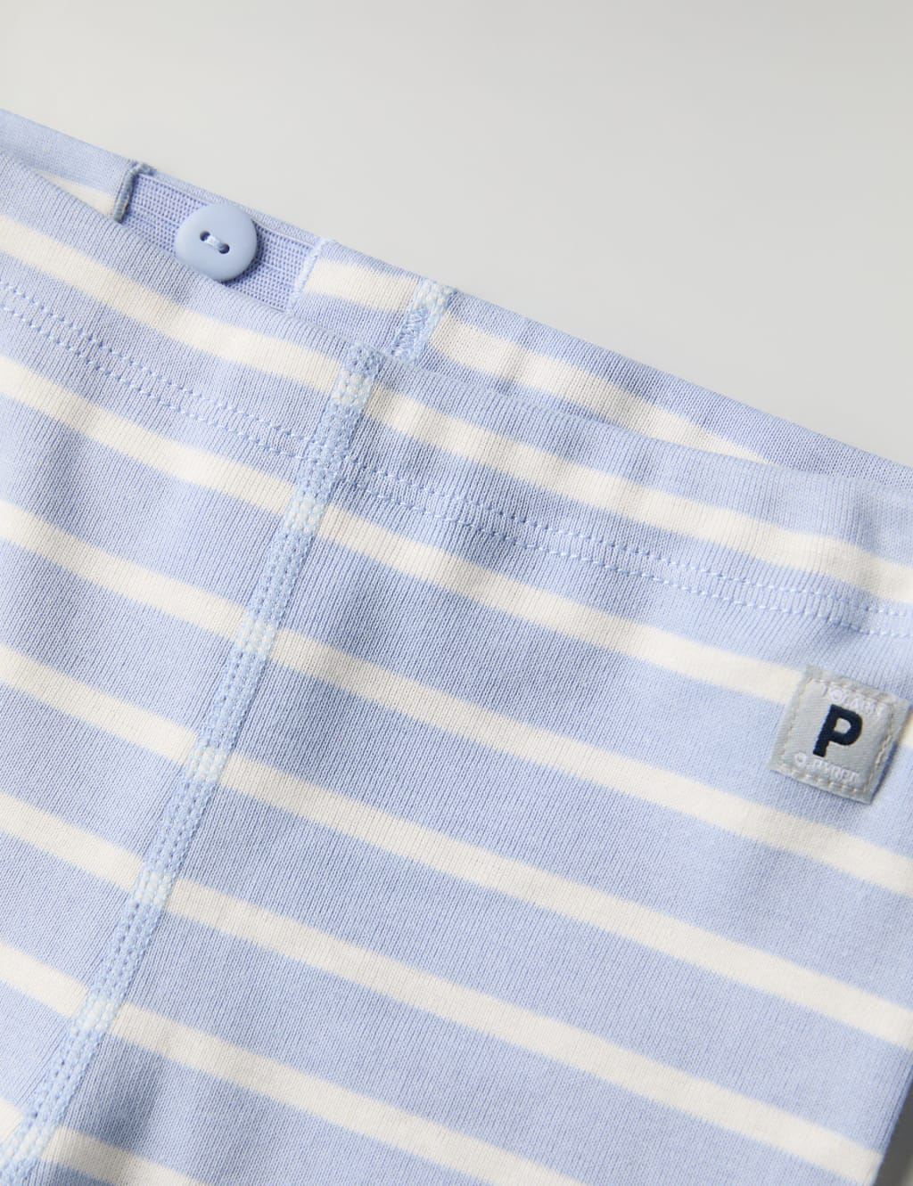 Pure Cotton Striped Leggings (1-24 Mths) 2 of 3