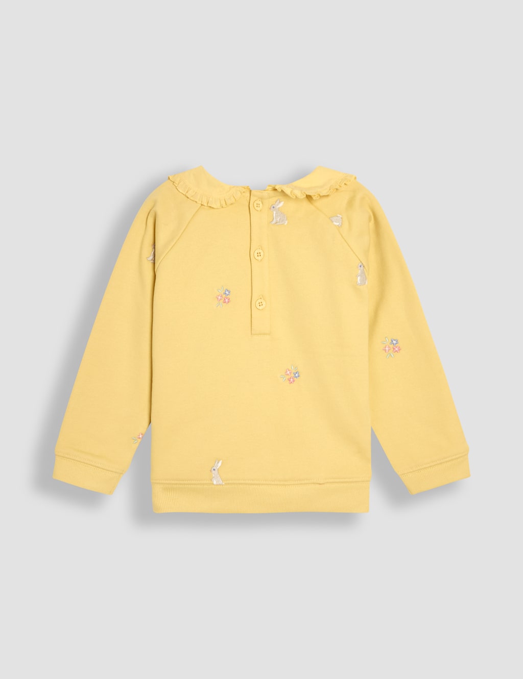 Pure Cotton Embroidered Bunny Sweatshirt (6 Mths - 5 Yrs) 2 of 3