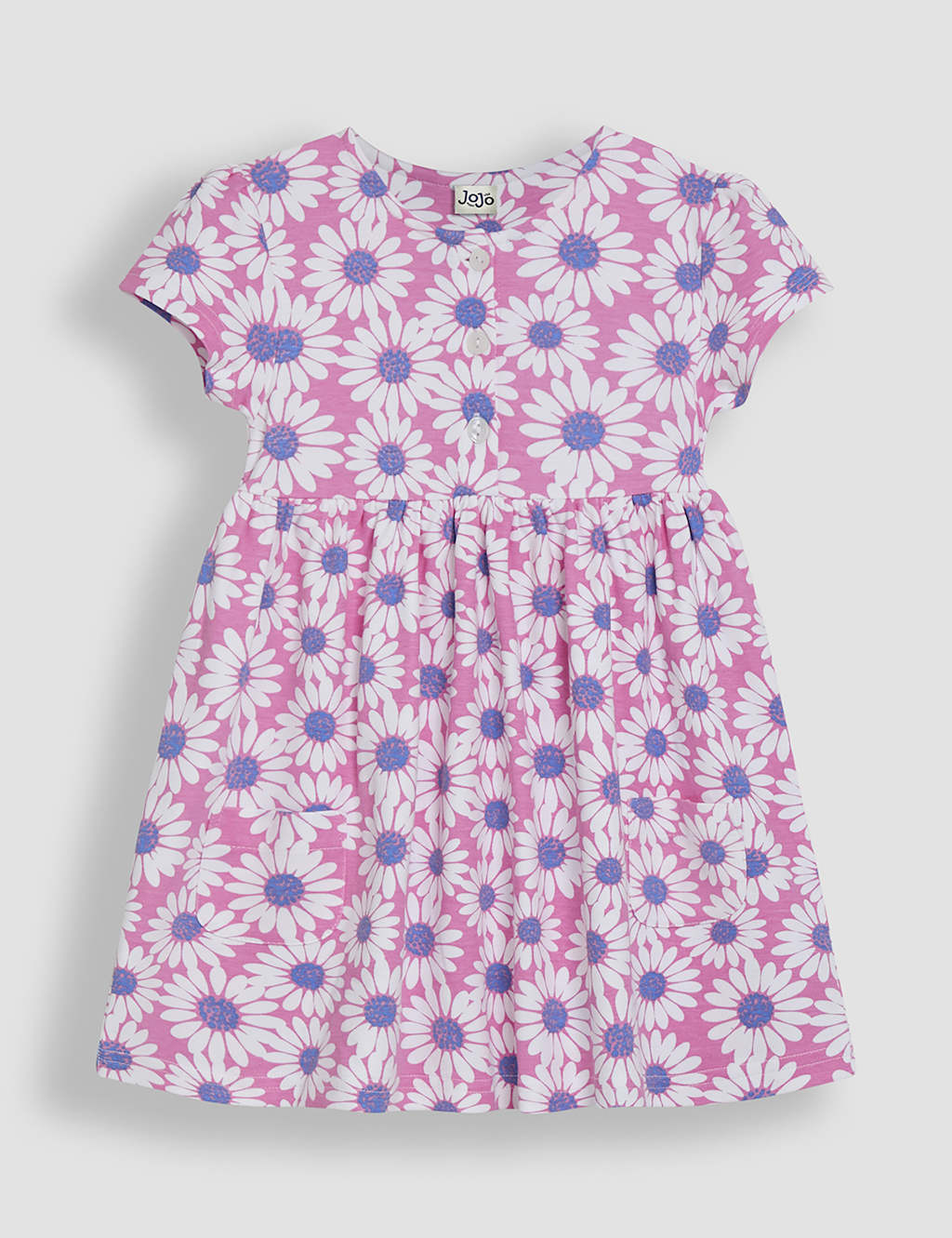 Pure Cotton Floral Dress (6 Mths-5 Yrs) 1 of 3