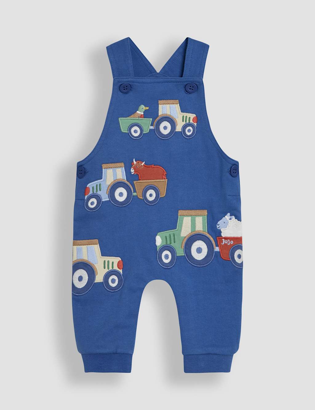 2pc Pure Cotton Dungaree Outfit (0-24 Mths) 2 of 4