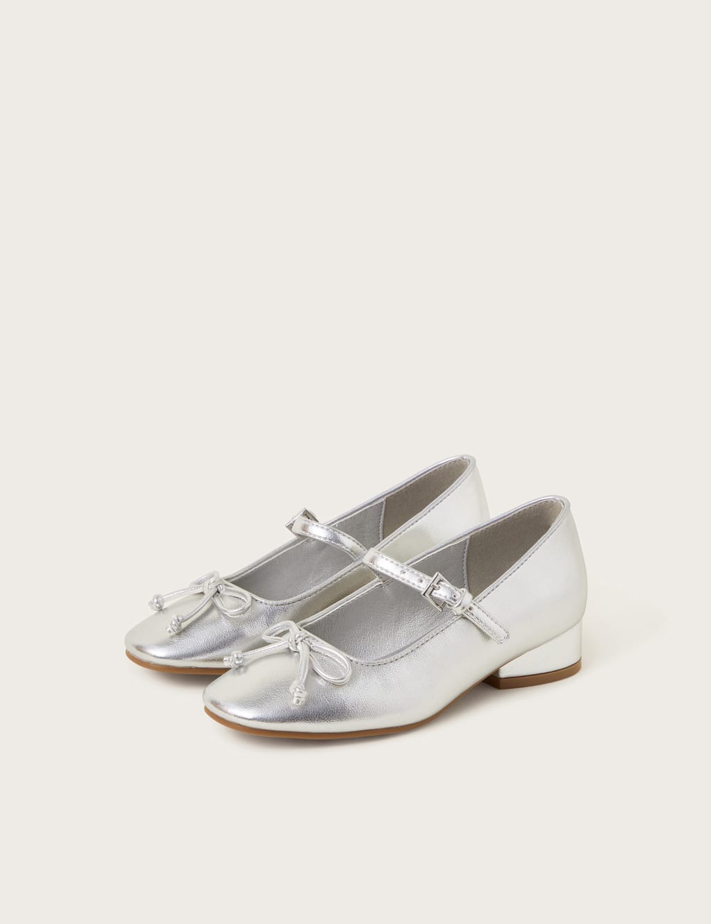 Kids' Metallic Mary Jane Shoes (7 Small - 4 Large) 2 of 3
