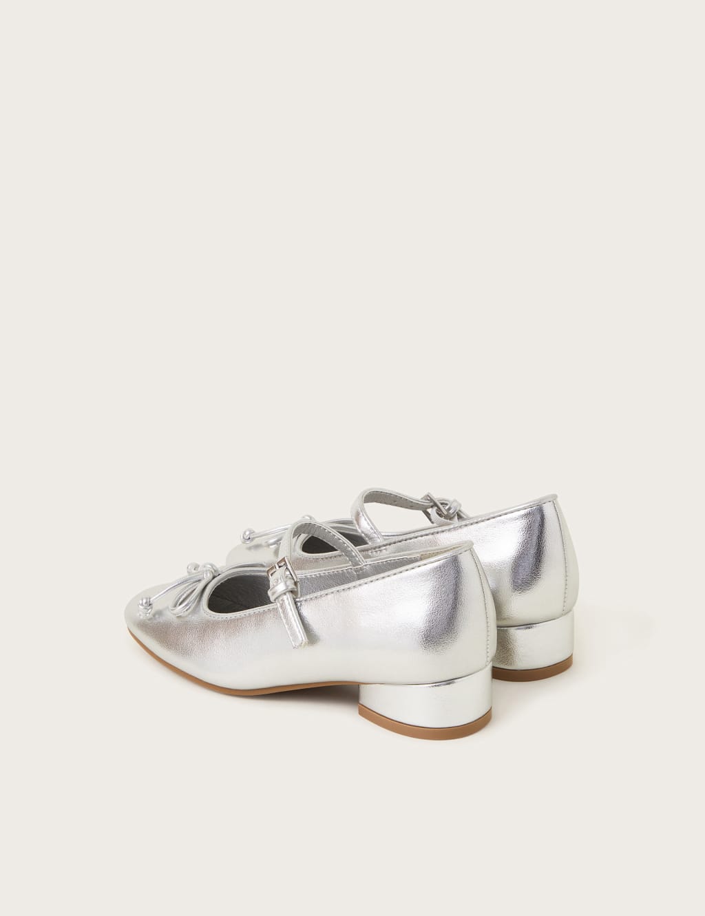 Kids' Metallic Mary Jane Shoes (7 Small - 4 Large) 3 of 3