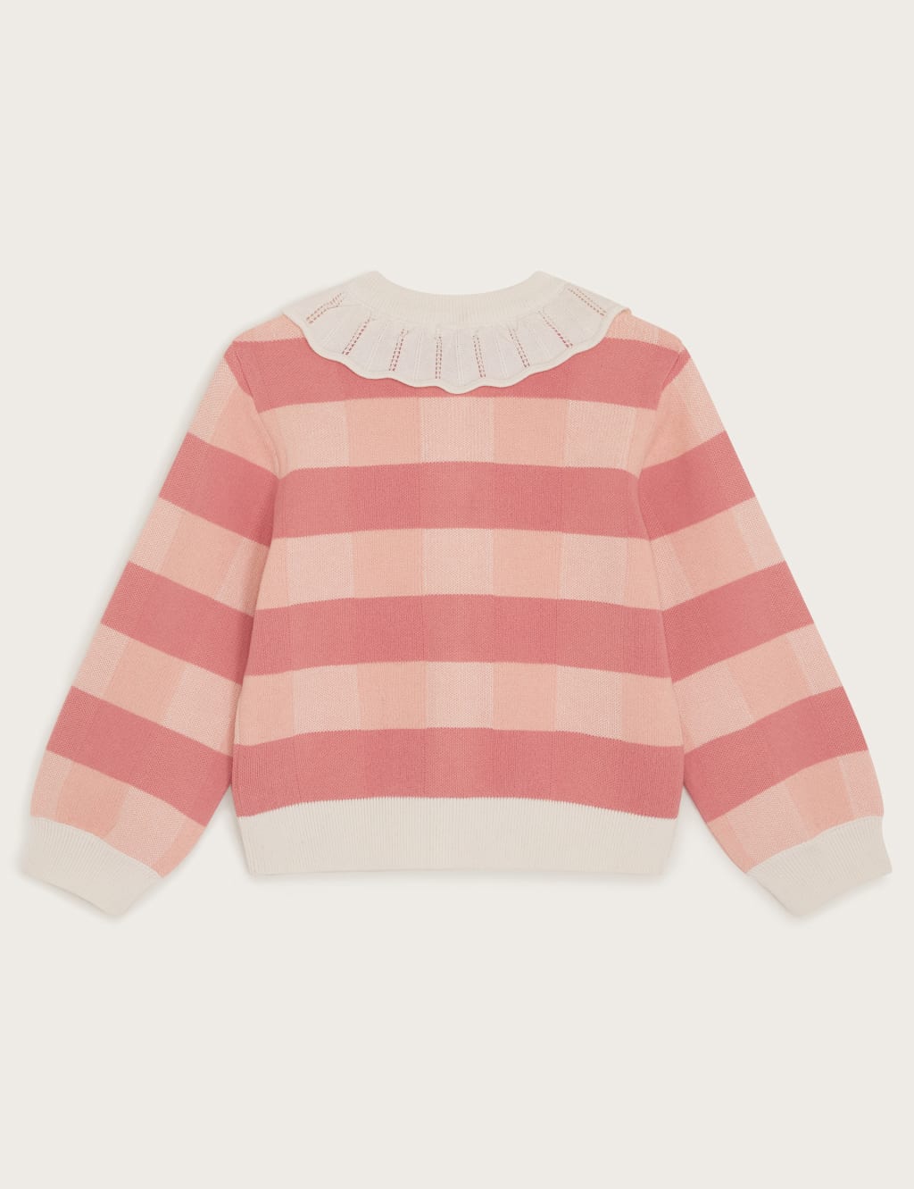 Pure Cotton Striped Collared Cardigan (3-13 Yrs) 3 of 3