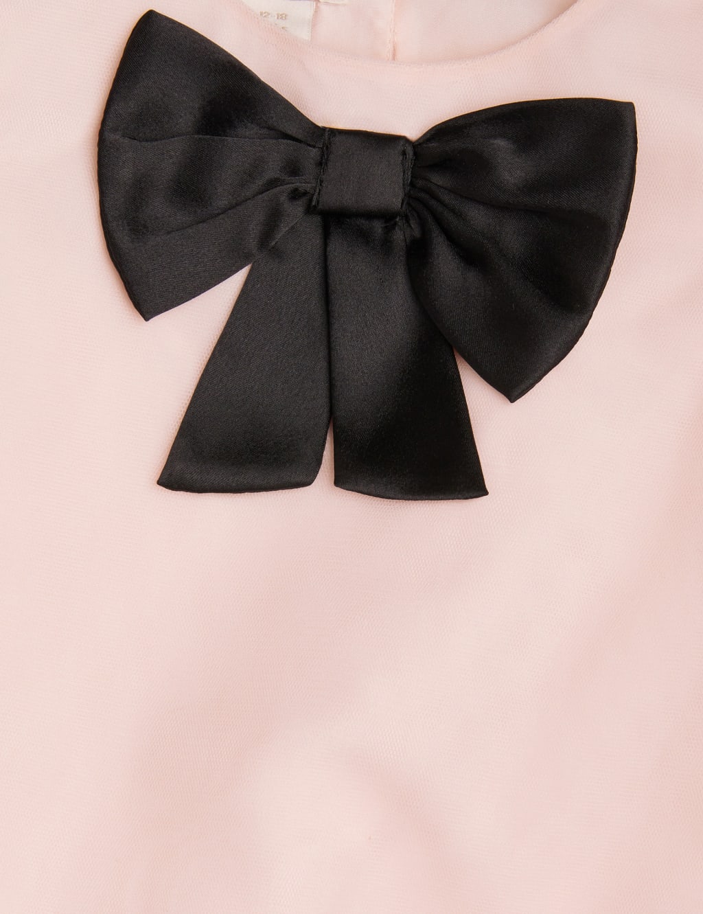 Contrast Bow Dress (0-3 Yrs) 3 of 3