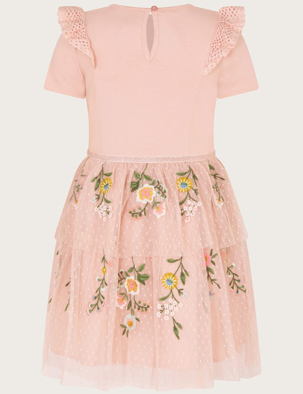 Floral Embroidered Tulle Dress (3-13 Yrs) 2 of 3