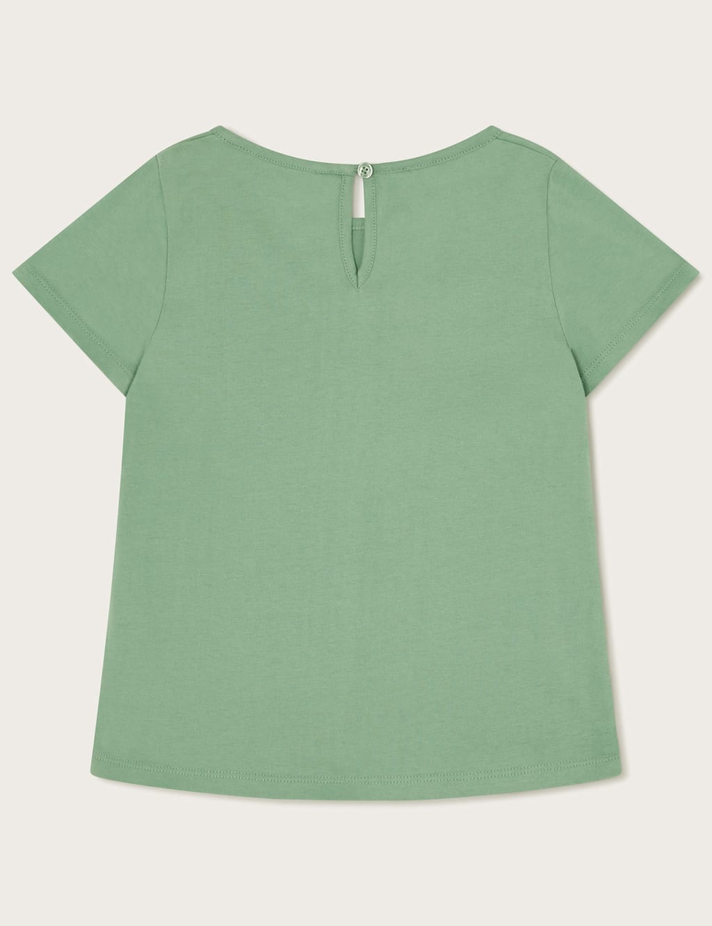 Pure Cotton Flower Embroidered T-Shirt (3-13 Yrs) 2 of 3