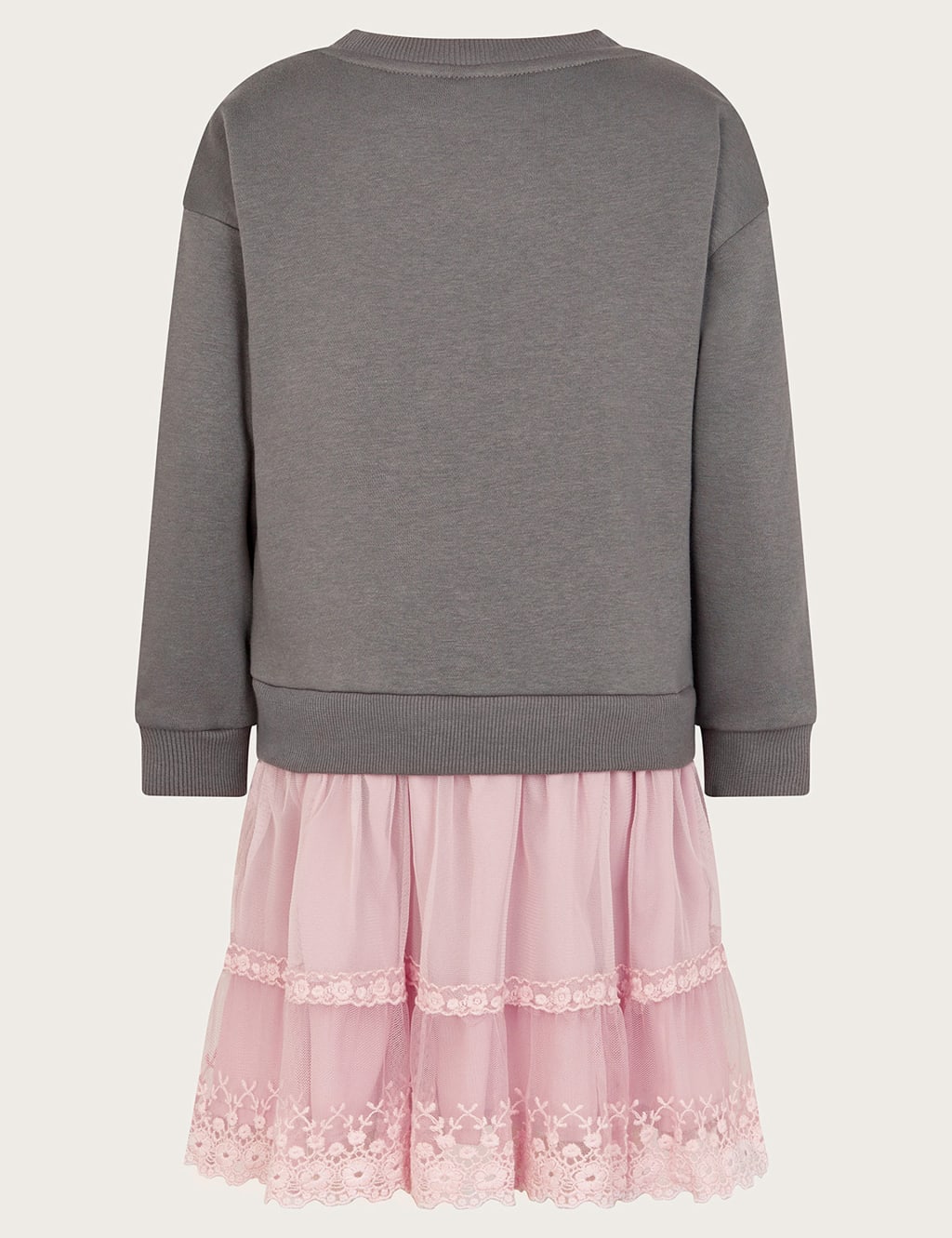 Cotton Rich 2-in-1 Swan Jumper Dress (2-13 Yrs) 3 of 4