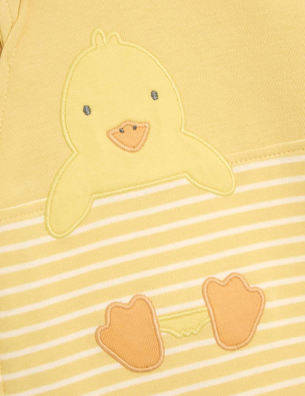 Pure Cotton Duckling Zip Sleepsuit (0-12 Mths) 3 of 3