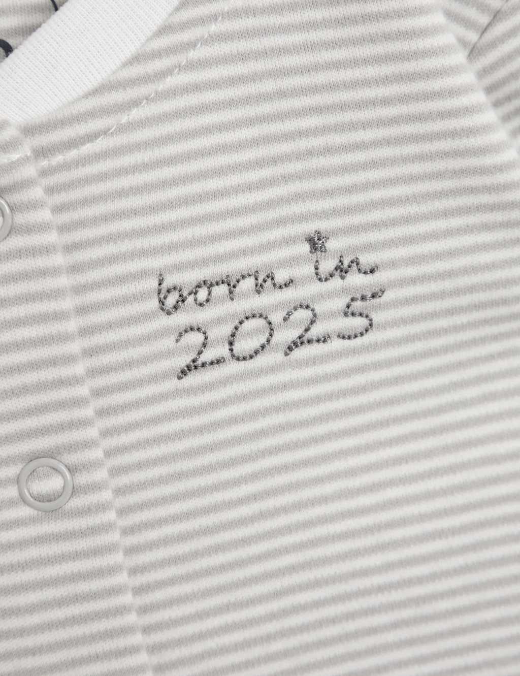 2pc Born in 2025 Sleepsuit & Jacket Set (0-9 Mths) 6 of 7