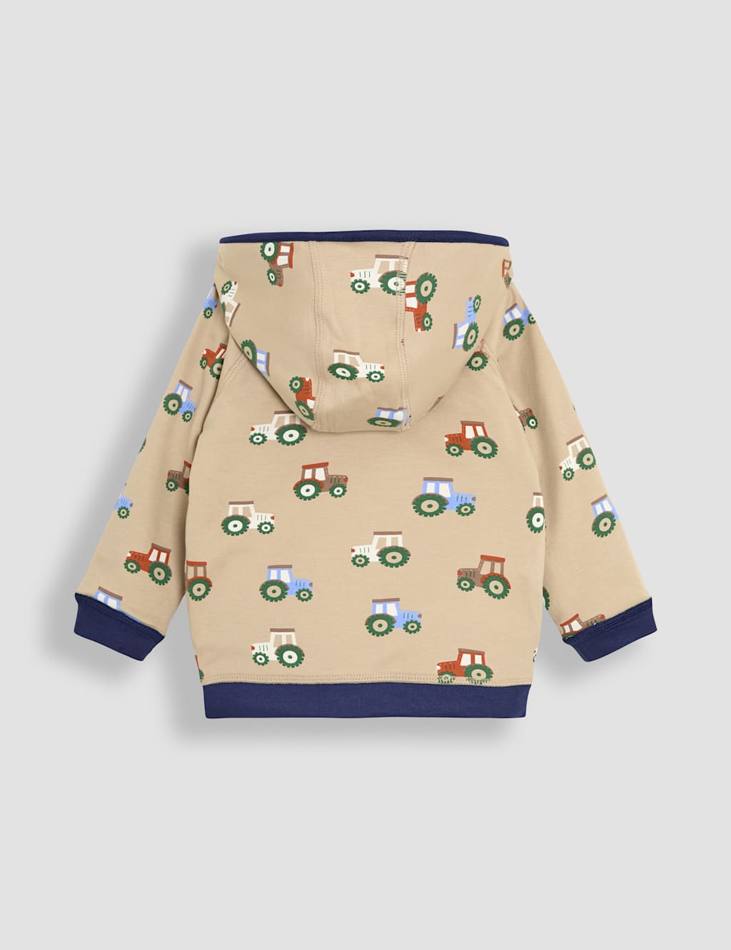 Pure Cotton Tractor Reversible Hoodie (6 Mths - 5 Yrs) 2 of 8