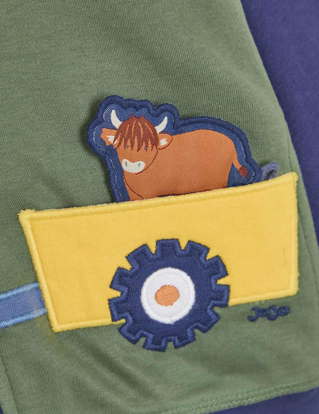 Pure Cotton Tractor Reversible Hoodie (6 Mths - 5 Yrs) 5 of 8