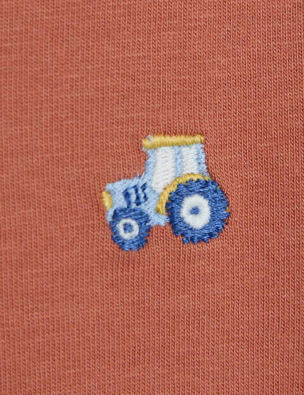 2-Pack Pure Cotton Tractor T-Shirts (0-3 Yrs) 6 of 7