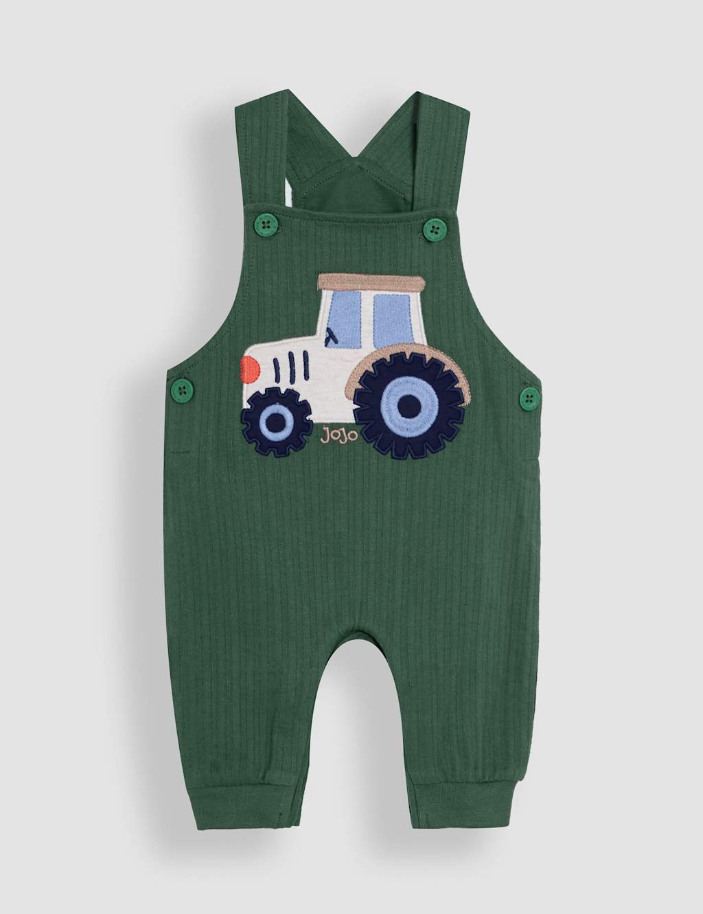 2pc Pure Cotton Dungarees Outfit (3-24 Mths) 2 of 6