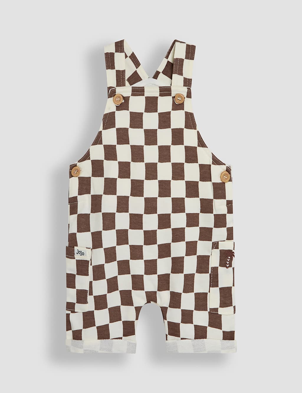 2pc Pure Cotton Checked Outfit (0-24 Mths) 2 of 4
