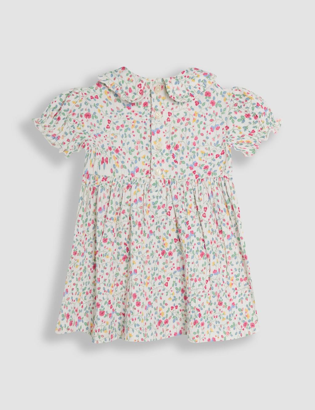 2pc Pure Cotton Ditsy Floral Dress (0-2 Yrs) 4 of 6