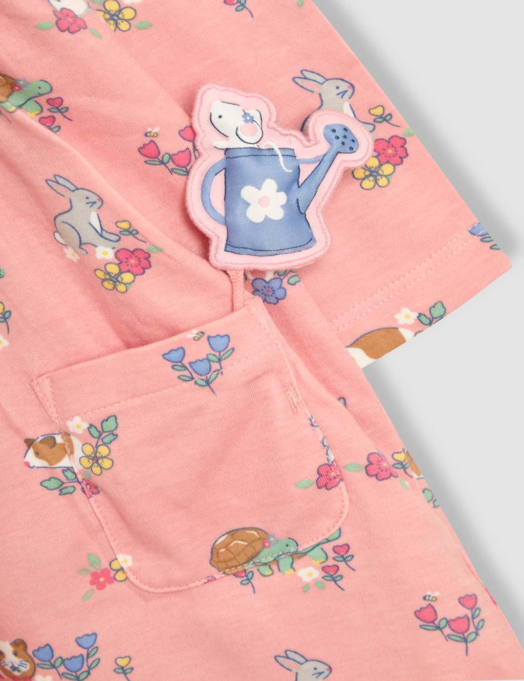 Pure Cotton Guinea Pig Print Dress (6 Mths-5 Yrs) 2 of 4