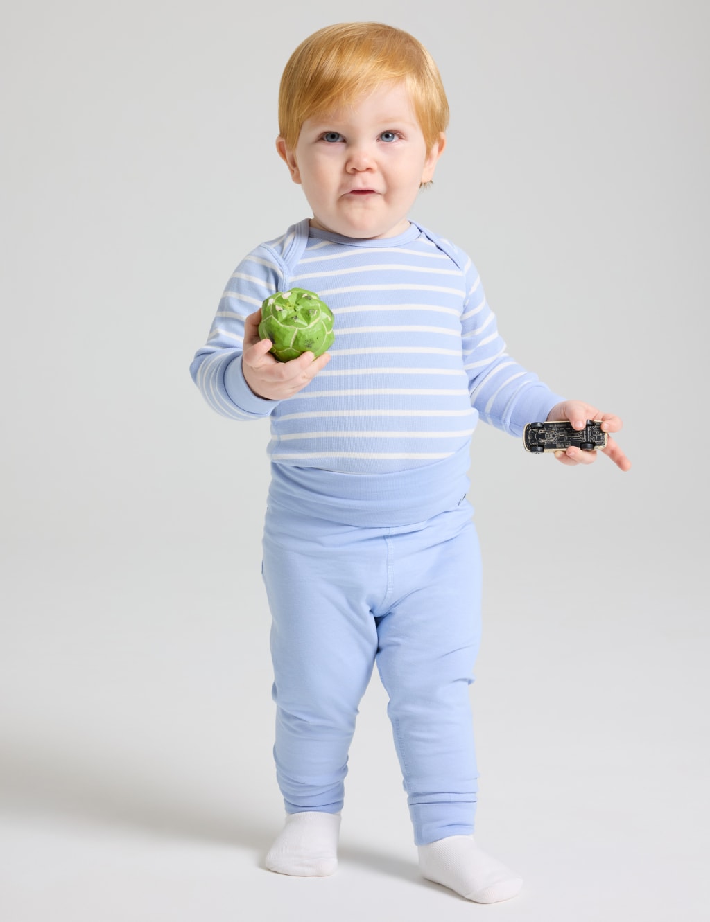 Pure Cotton Striped Bodysuit (1-24 Mths) 3 of 4