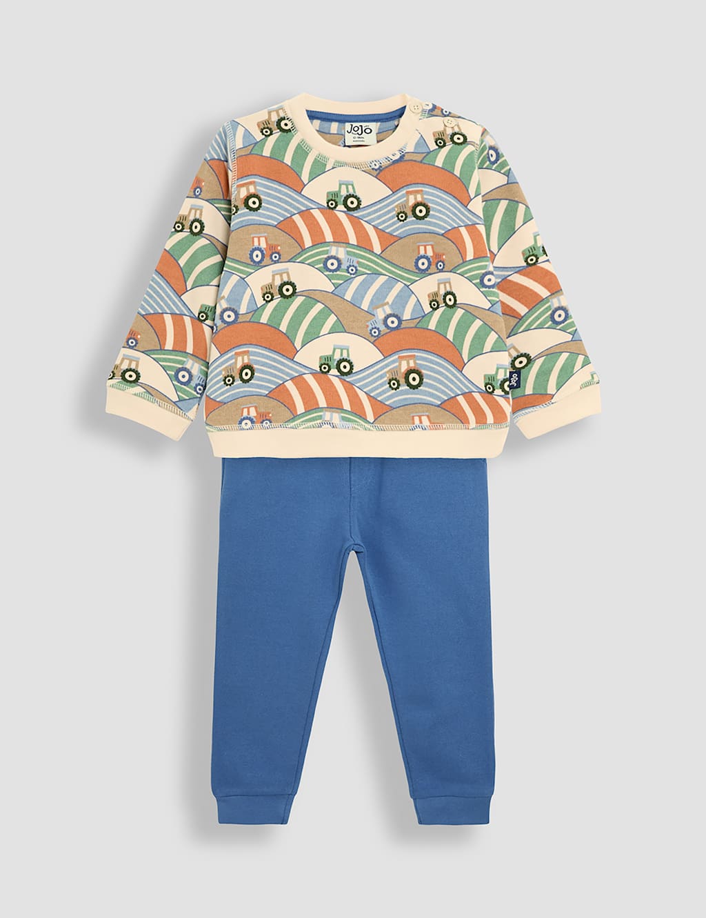 Pure Cotton Tractor Top & Bottom Outfit (6 Mths - 5 Yrs) 6 of 10