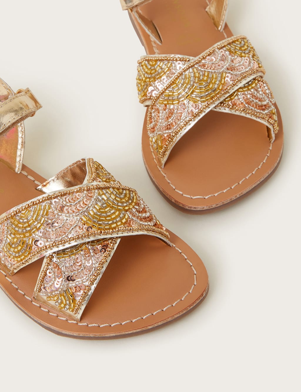 Kids' Beaded Sandals (7 Small - 4 Large) 2 of 3