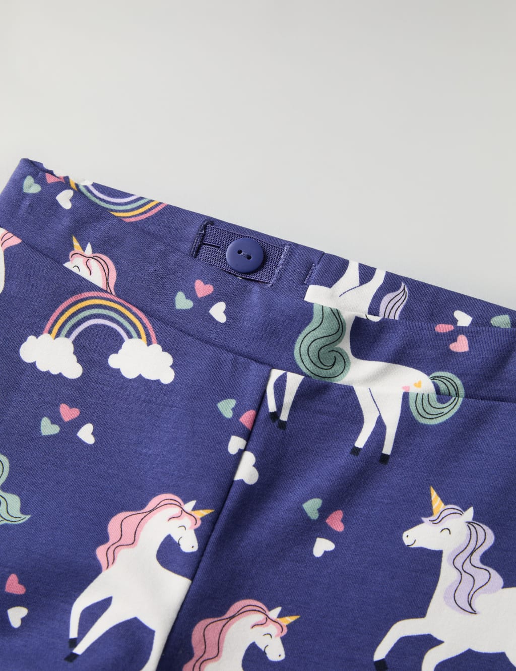 Cotton Rich Unicorn Print Flared Trousers (1-7 Yrs) 4 of 5