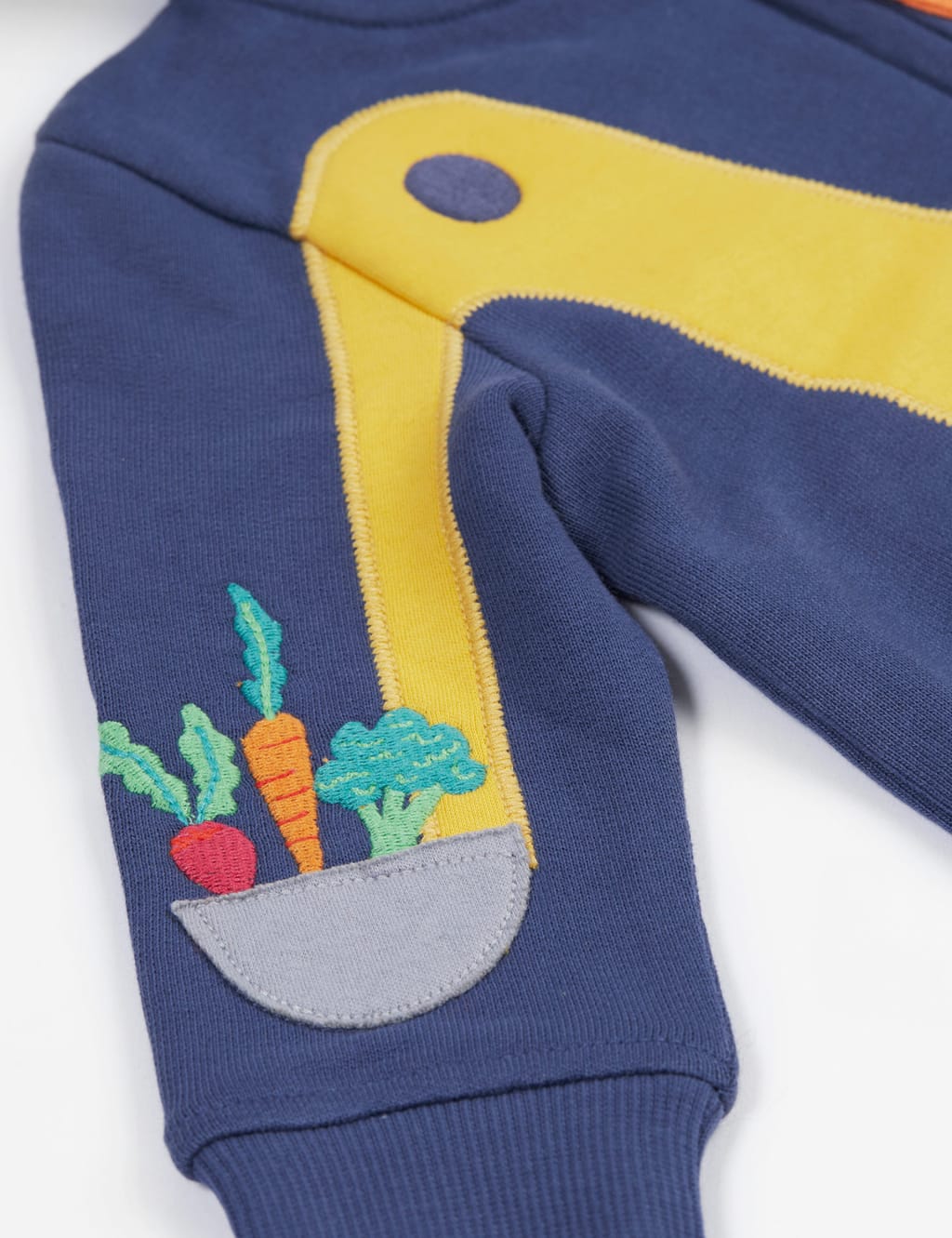 Pure Cotton Digger Zip Hoodie (0-8 Yrs) 3 of 4