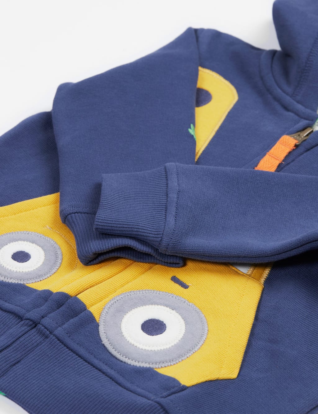 Pure Cotton Digger Zip Hoodie (0-8 Yrs) 4 of 4