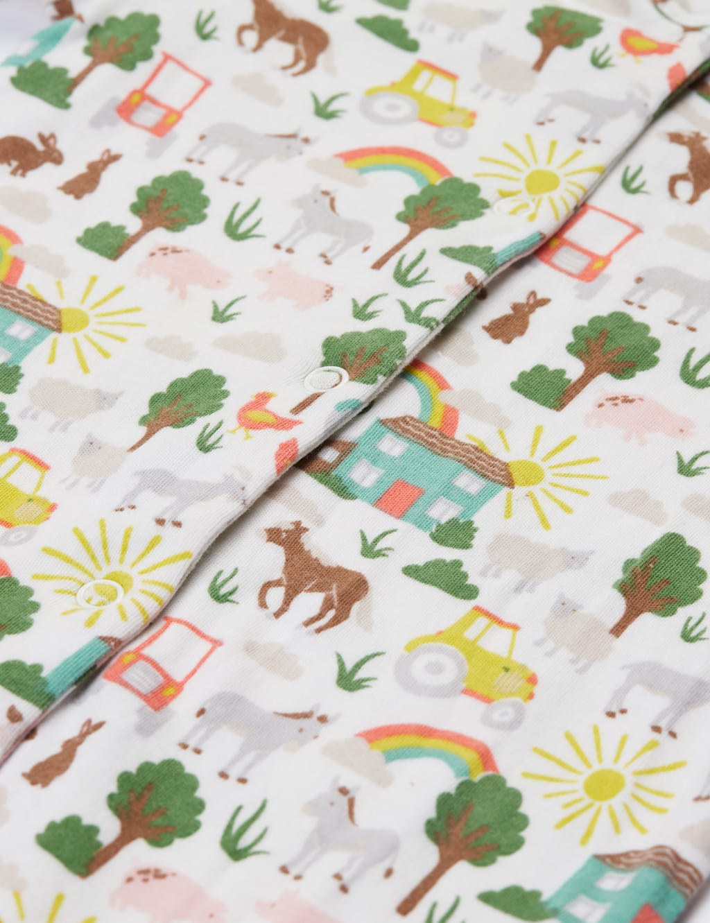 Pure Cotton Dinosaur Romper (0-18 Mths) 3 of 5