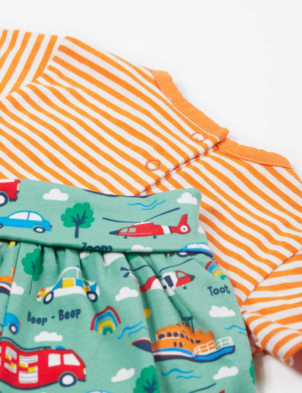 Pure Cotton Transport Top & Bottom Outfit (0-5 Yrs) 2 of 4