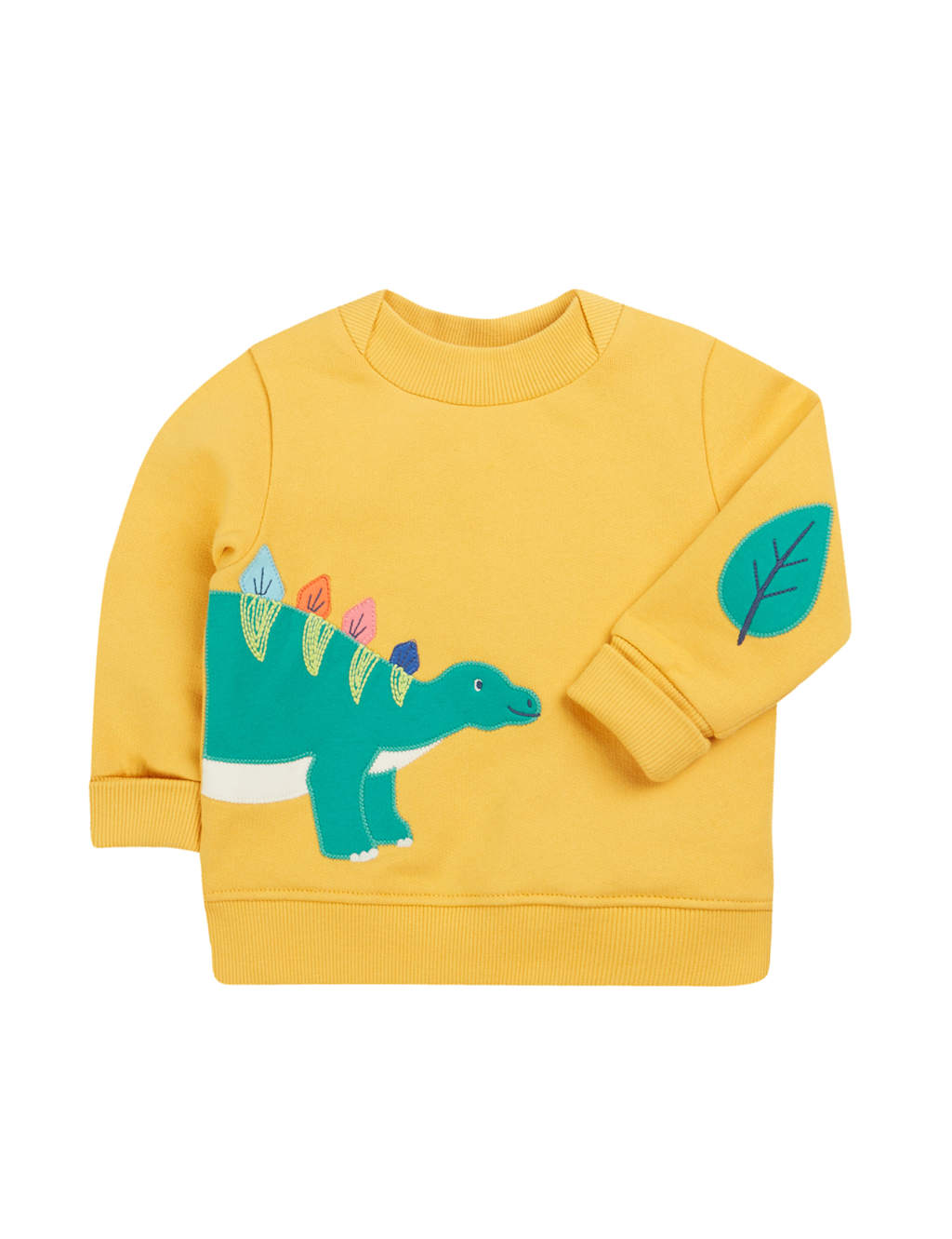 Pure Cotton Dinosaur Jumper (0-8 Yrs) 2 of 6