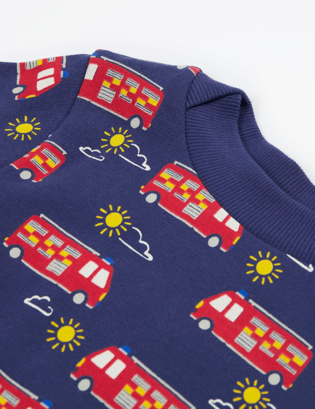 Pure Cotton Fire Engine Jumper (0-8 Yrs) 2 of 4